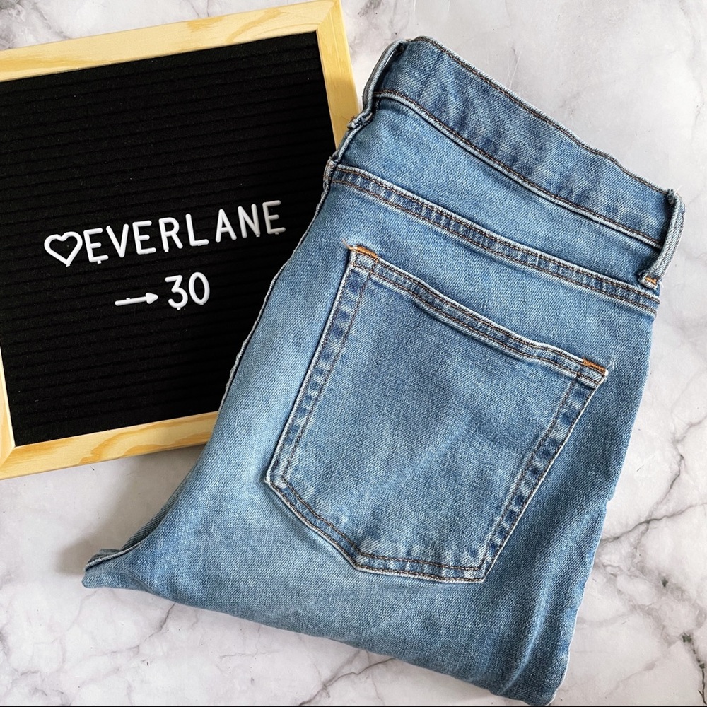 Everlane Light Wash High Rise Skinny Jeans 30